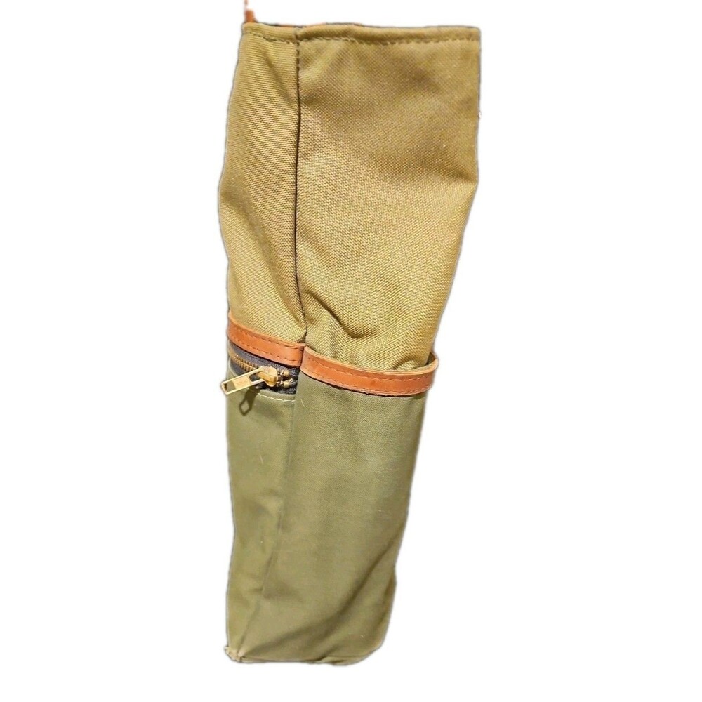 Sword & Plough Green Canvas And Leather Signature Tote Bag, Made In USA - Picture 10 of 11